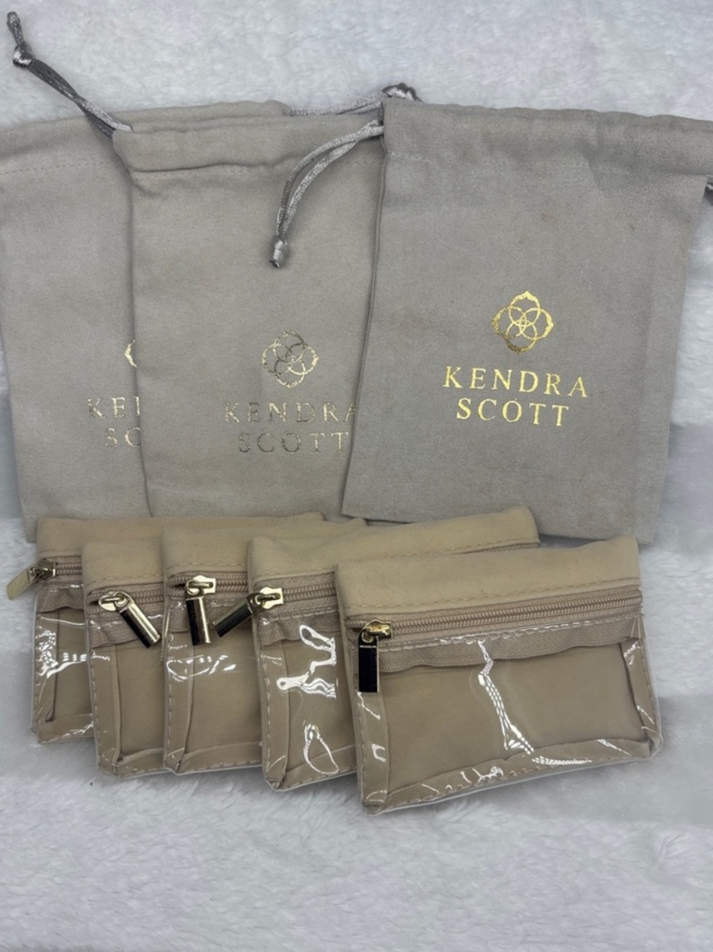 Kendra Scott Mini Pouches, 5 Zip Bags